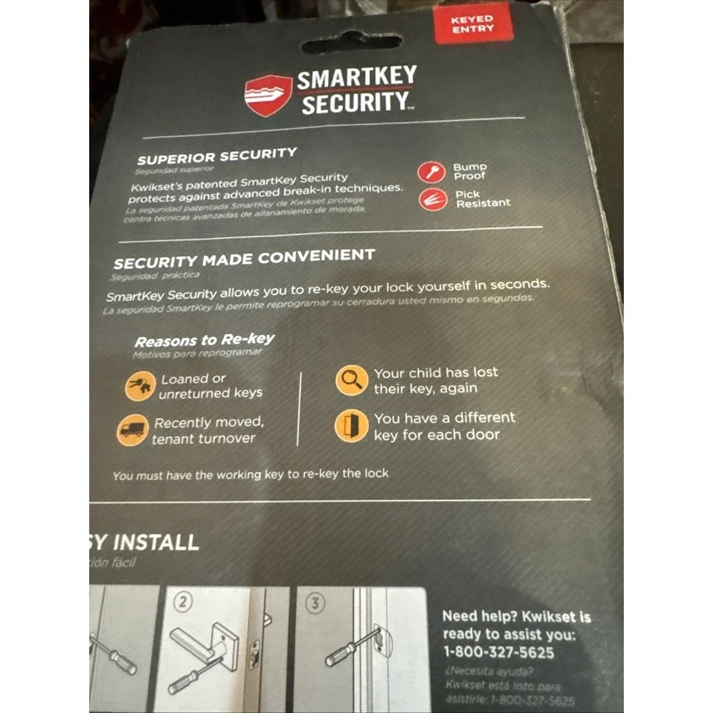 Kwikset Keyed Entry Lever 740hfl Sqt 514 Smt Cp K4‎ 97402-920